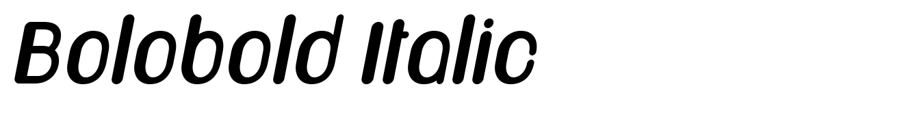Bolobold Italic